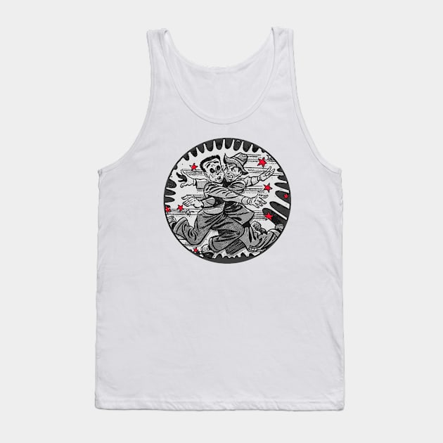 Guys fight in a crazy race Tank Top by Marccelus